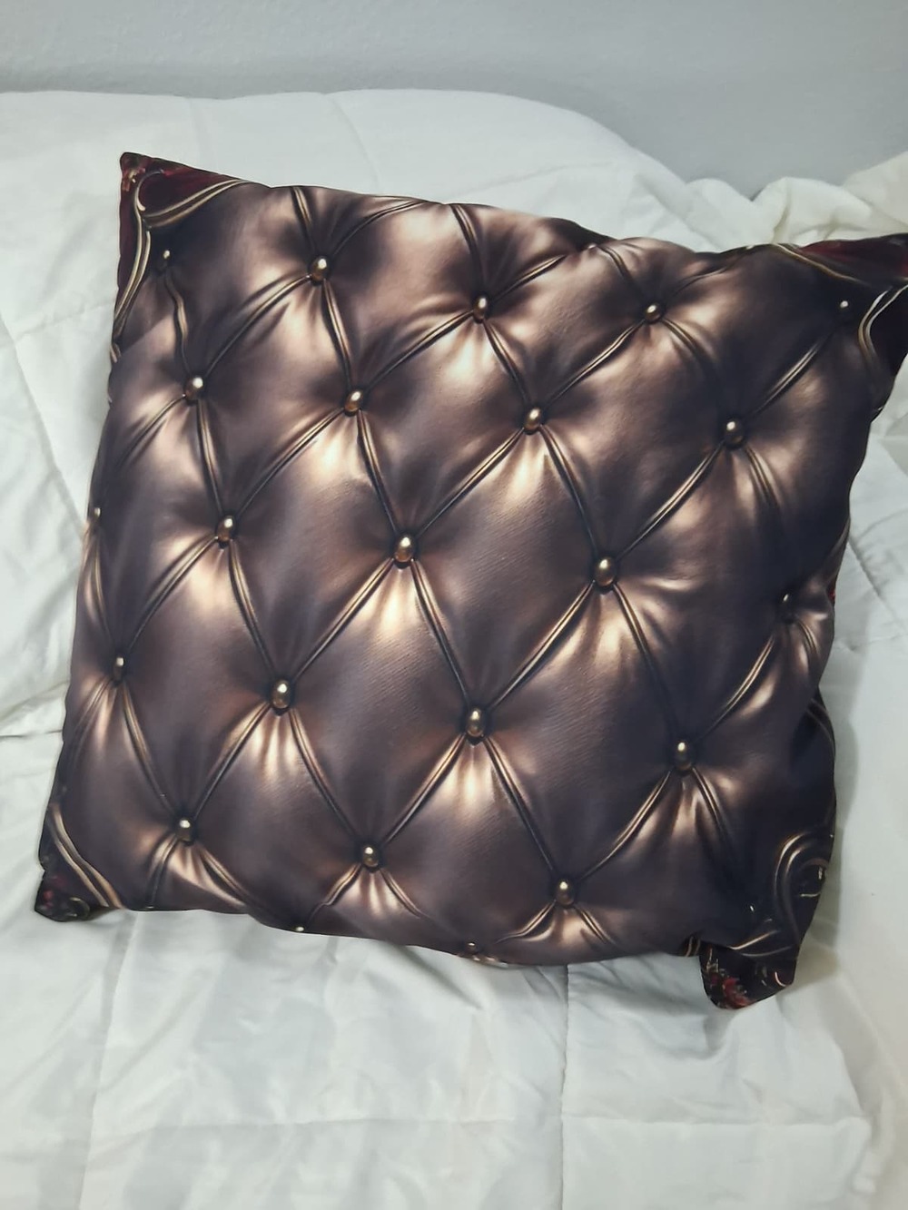 Abstract Bronze Shower Curtain